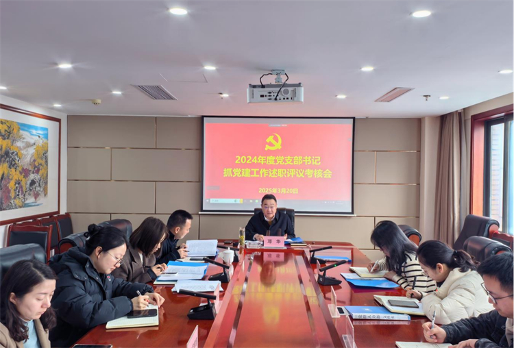 集團(tuán)公司召開(kāi)2024年度黨支部書記抓黨建工作述職評(píng)議會(huì)